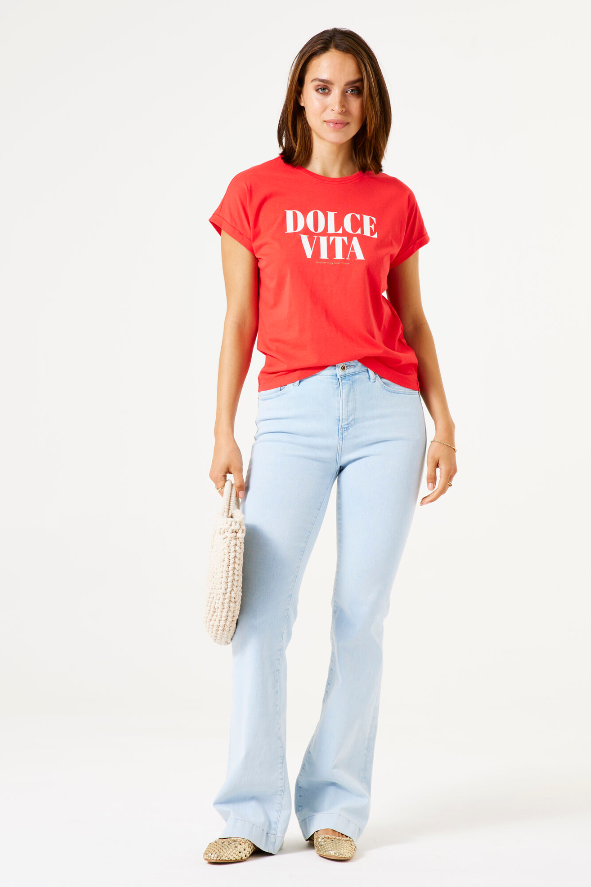 E50201 LADIES T-SHIRT RUBY RED