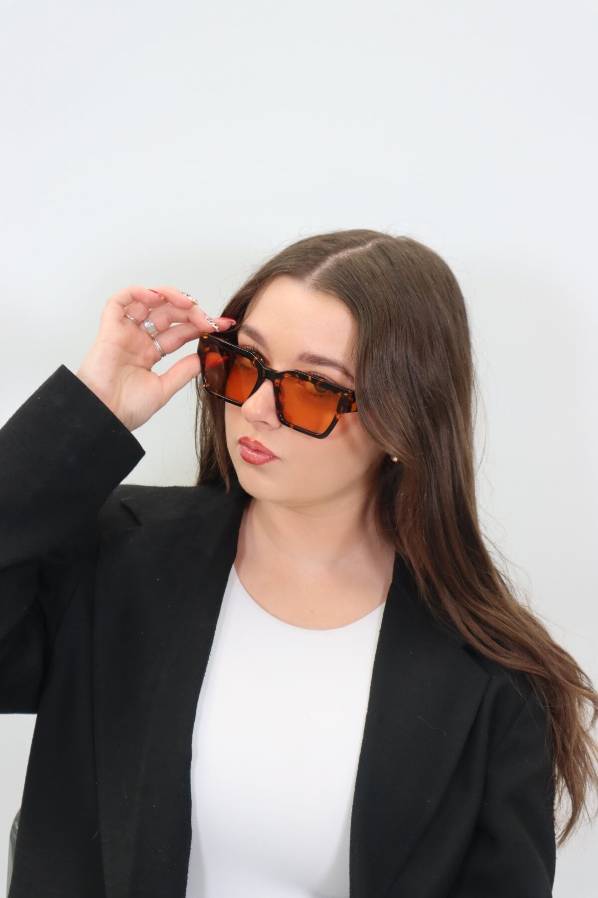 CARNAGE SUNGLASSES BROWN TORT ORANGE LENS