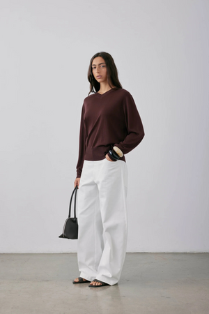 ALESSANDRO JUMPER BLACK CHERRY