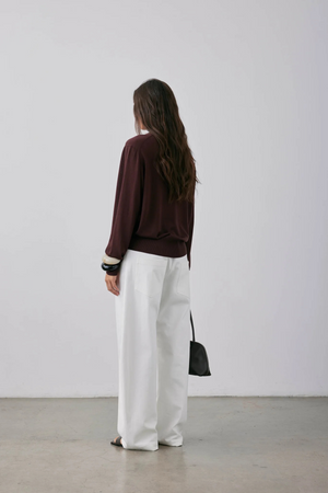 ALESSANDRO JUMPER BLACK CHERRY