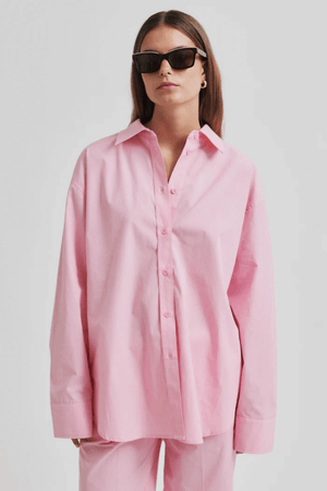 LUCINE LONGLINE SHIRT PINK COSMOS
