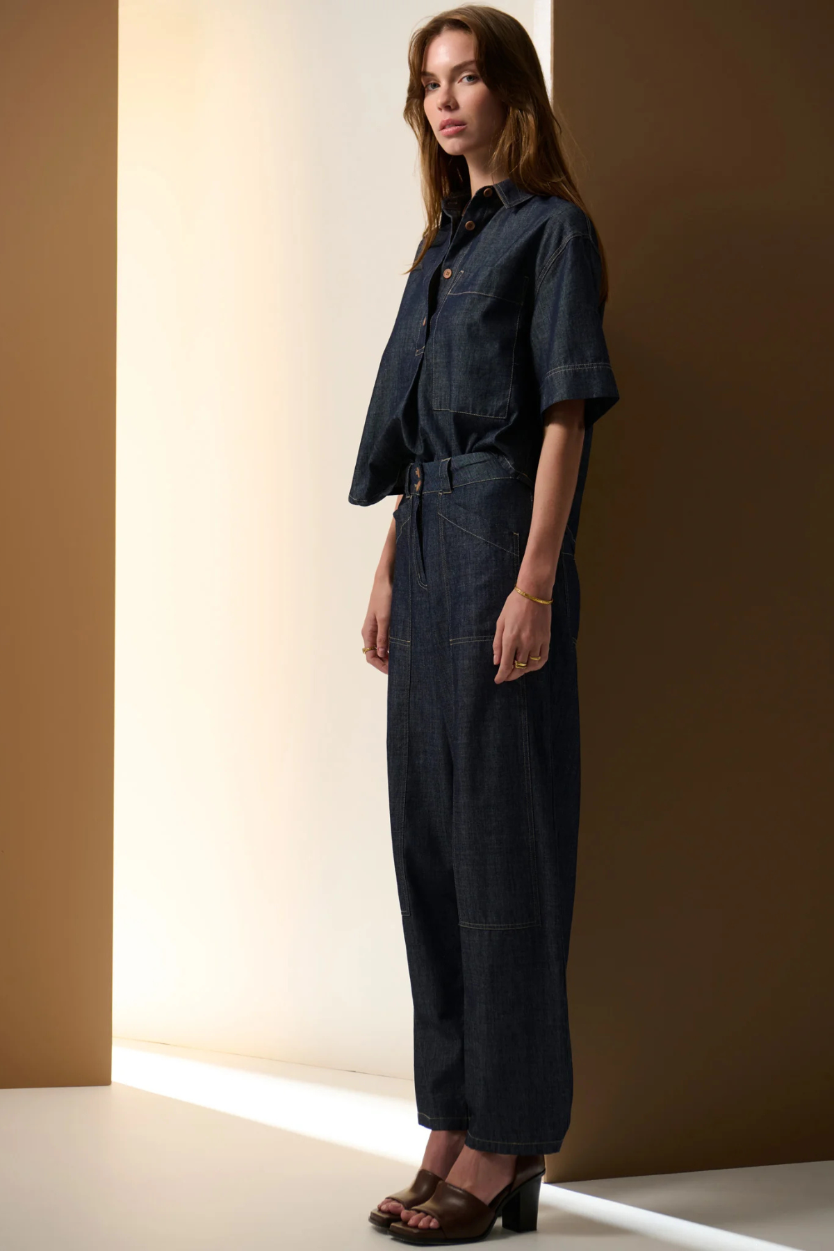 MUHLE DENIM SHIRT INDIGO