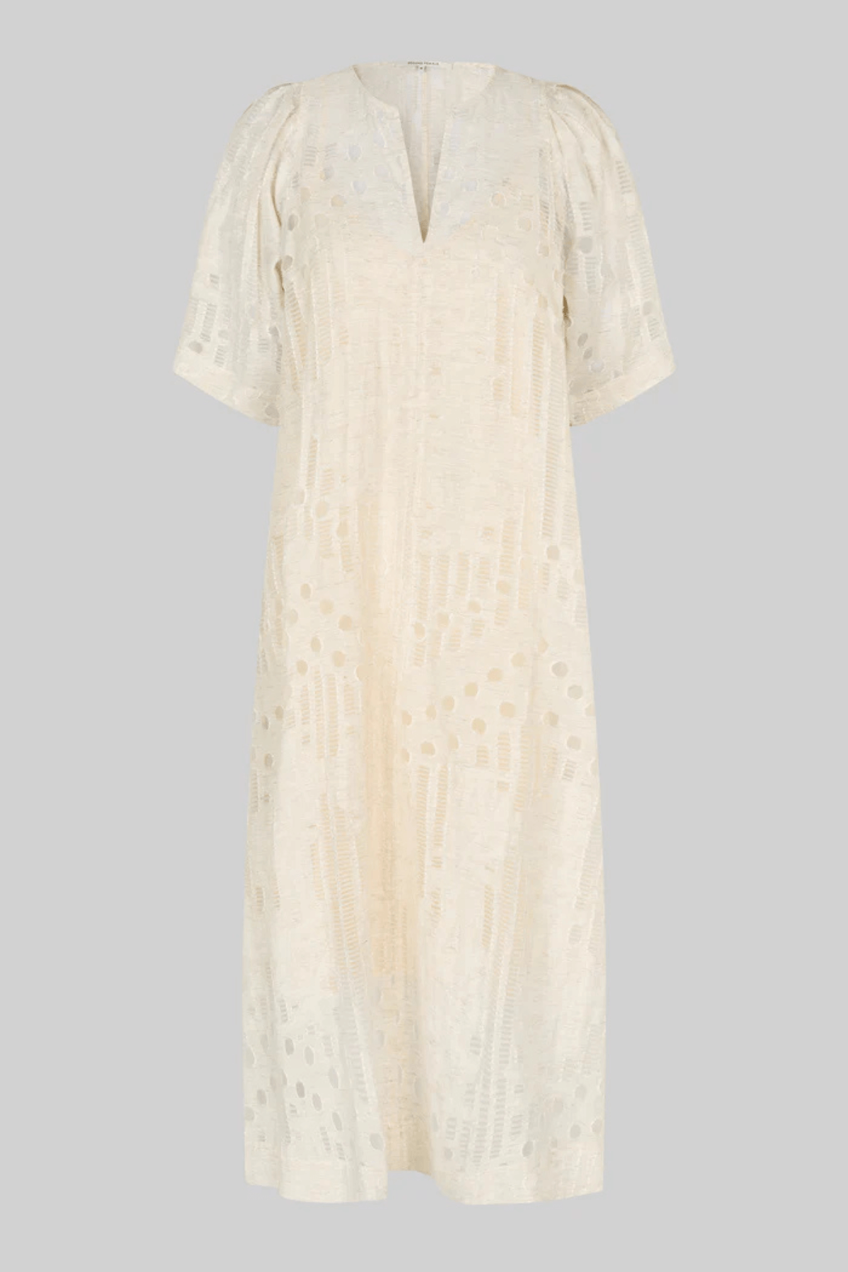 NETE LINEN BLEND DRESS COCONUT MILK
