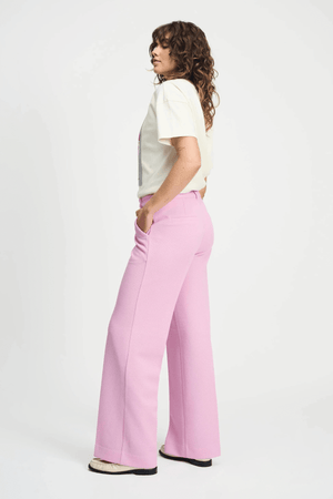 PANTS WIDE LEG ROSE PINK