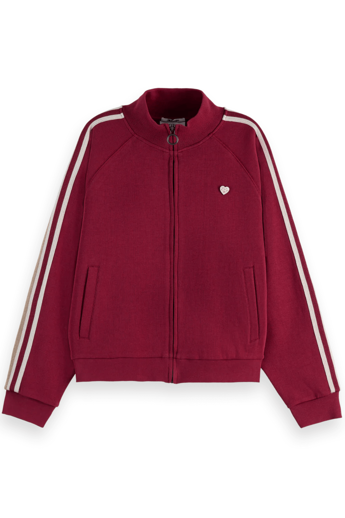 TRACKSUIT ZIP THROUGH CHERRY RED