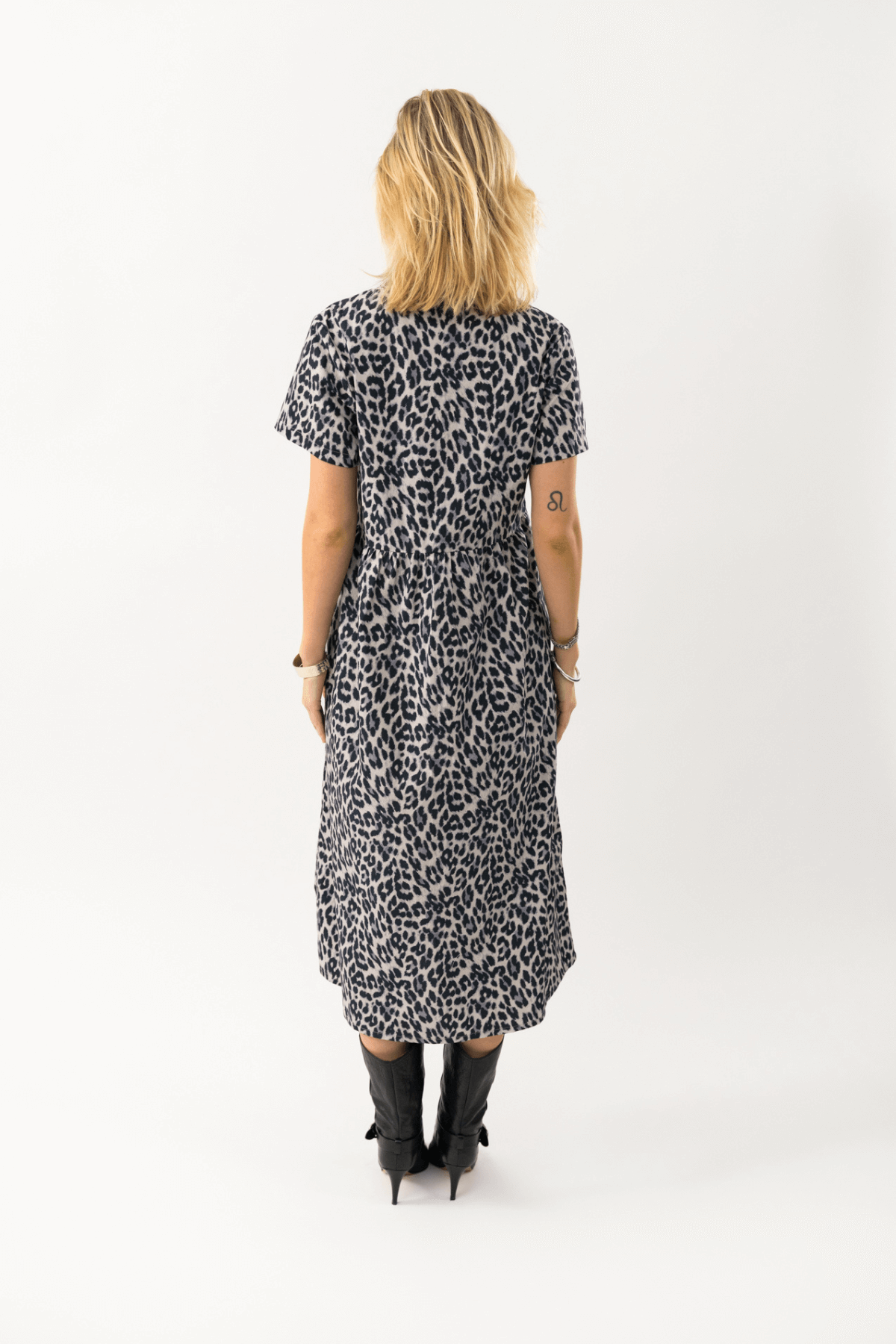ALIYA MAXI DRESS LEOPARD PRINT