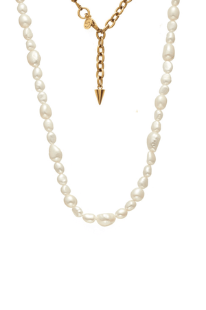 ALLURE NECKLACE PEARL/GOLD