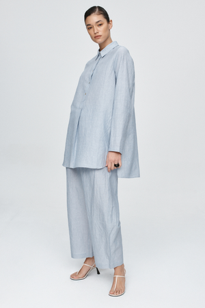 ANDERS DRESS BLEU STRIPE