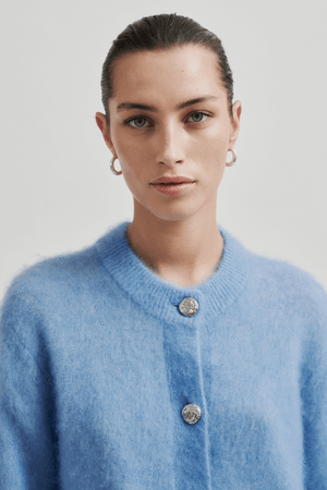 ANNELEEN KNIT CARDIGAN VISTA BLUE