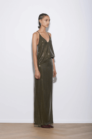 ARAMIS SEQUIN SKIRT TROPICAL