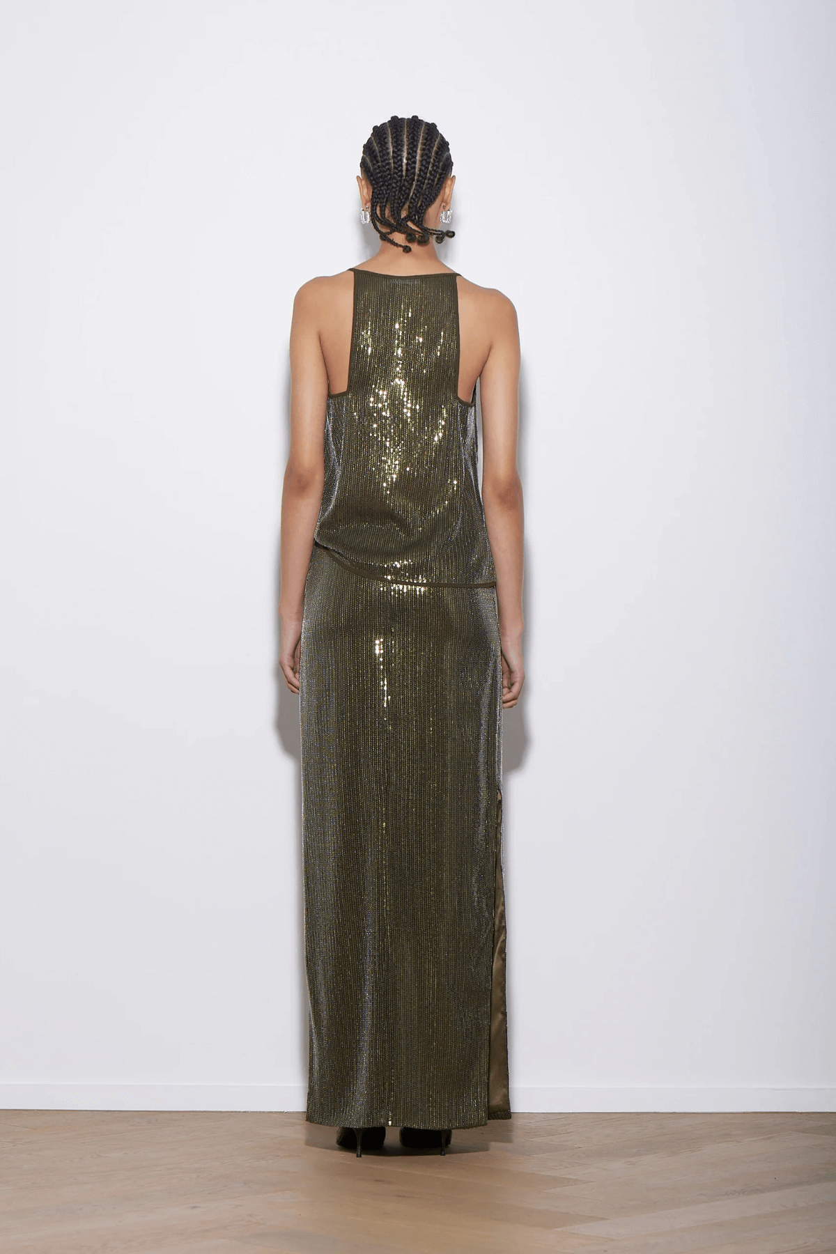 ARAMIS SEQUIN SKIRT TROPICAL