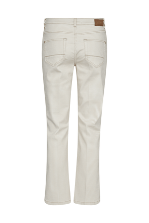 ASHLEY PINSTRIPE PANT SESAME