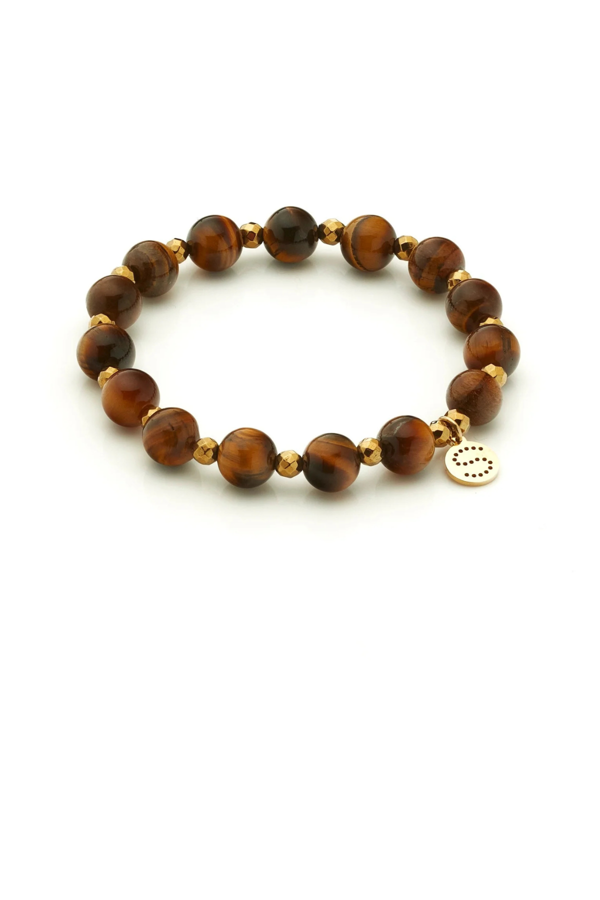 AURORA BRACELET TIGERS EYE/GOLD