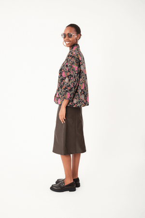 BARBRA JACKET LS FLOWER PRINT