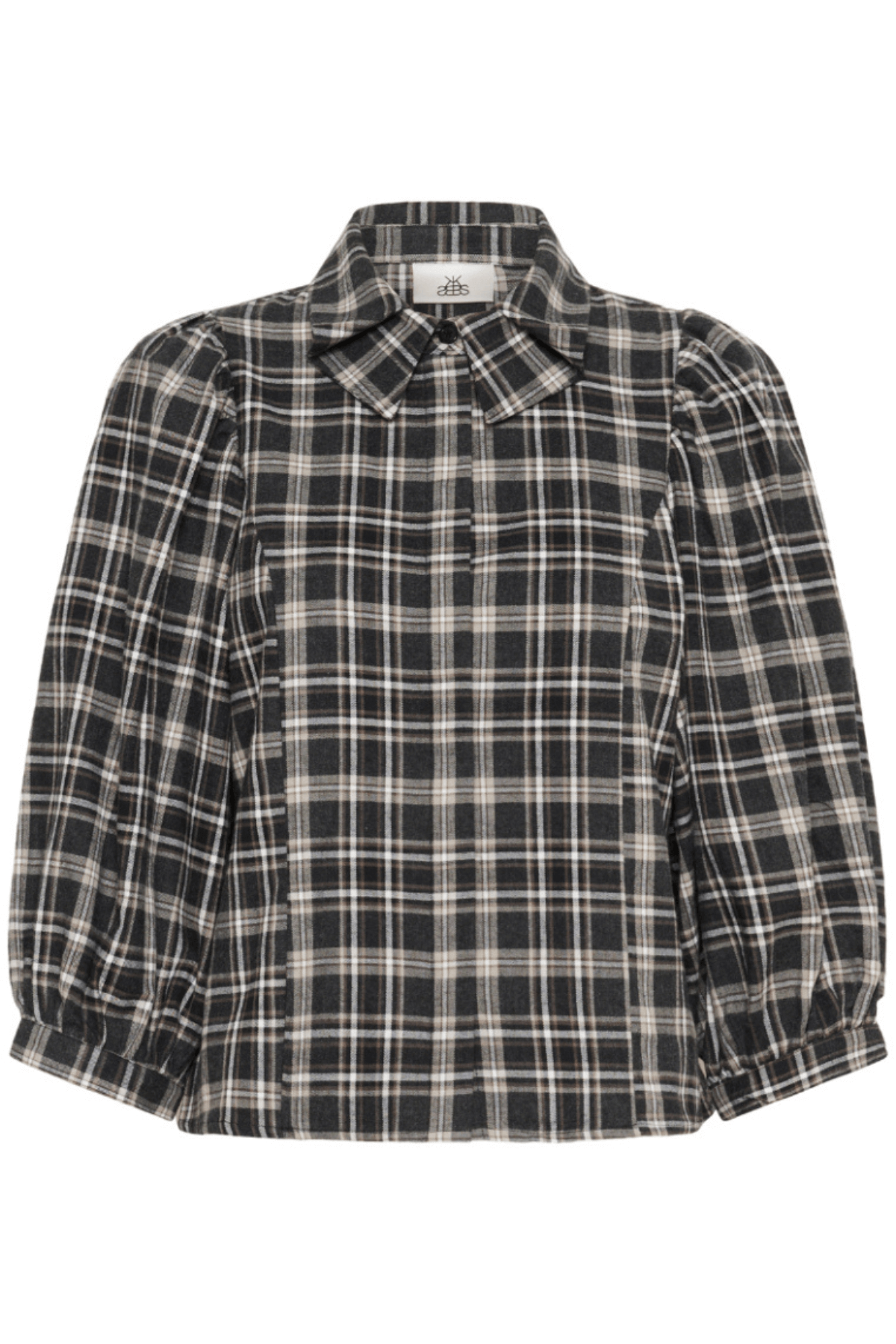 BELIS FROSTY BLOUSE THUNDERSTORM CHECK
