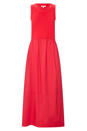 BELLE TANK DRESS RED
