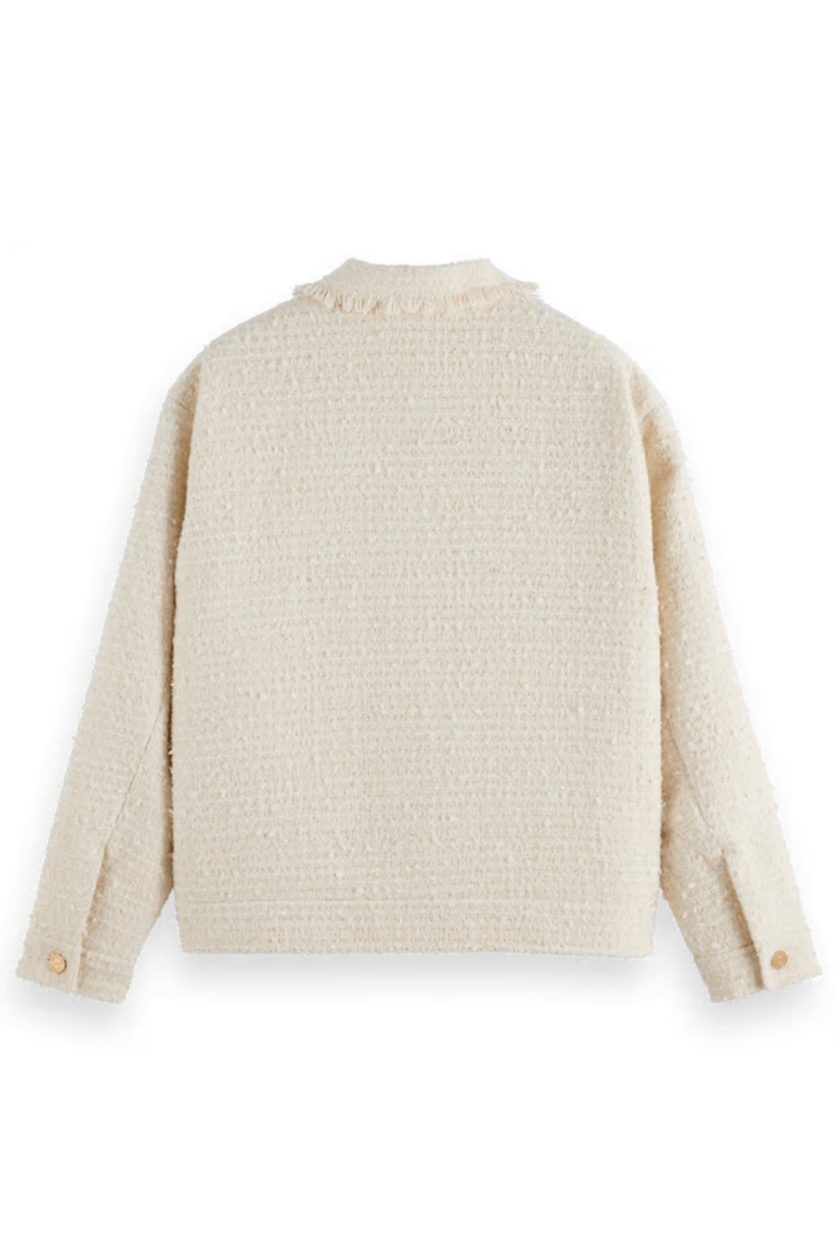 BOUCLE TWEED TRUCKER JACKET SOFT ICE