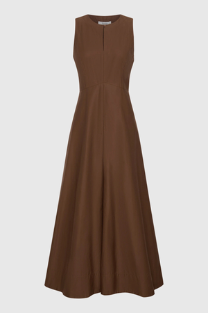 BROOKS DRESS CHOCOLATE