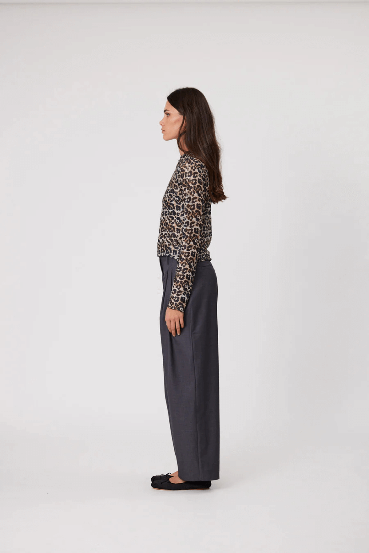 BRYDIE TOP LEOPARD