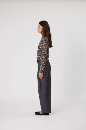 BRYDIE TOP LEOPARD