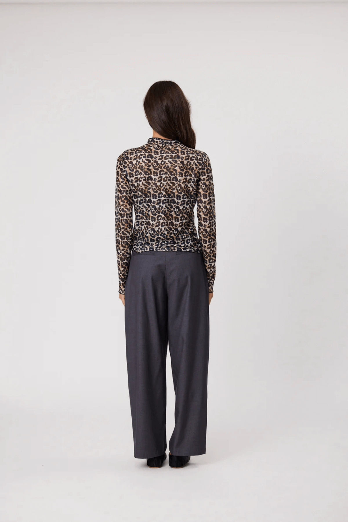 BRYDIE TOP LEOPARD