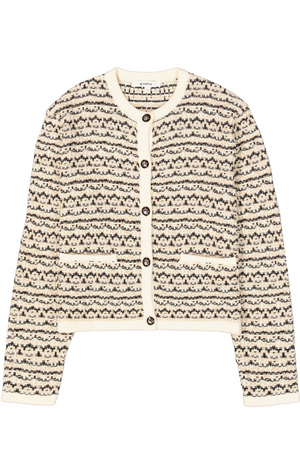 LADIES CARDIGAN WHITECAP