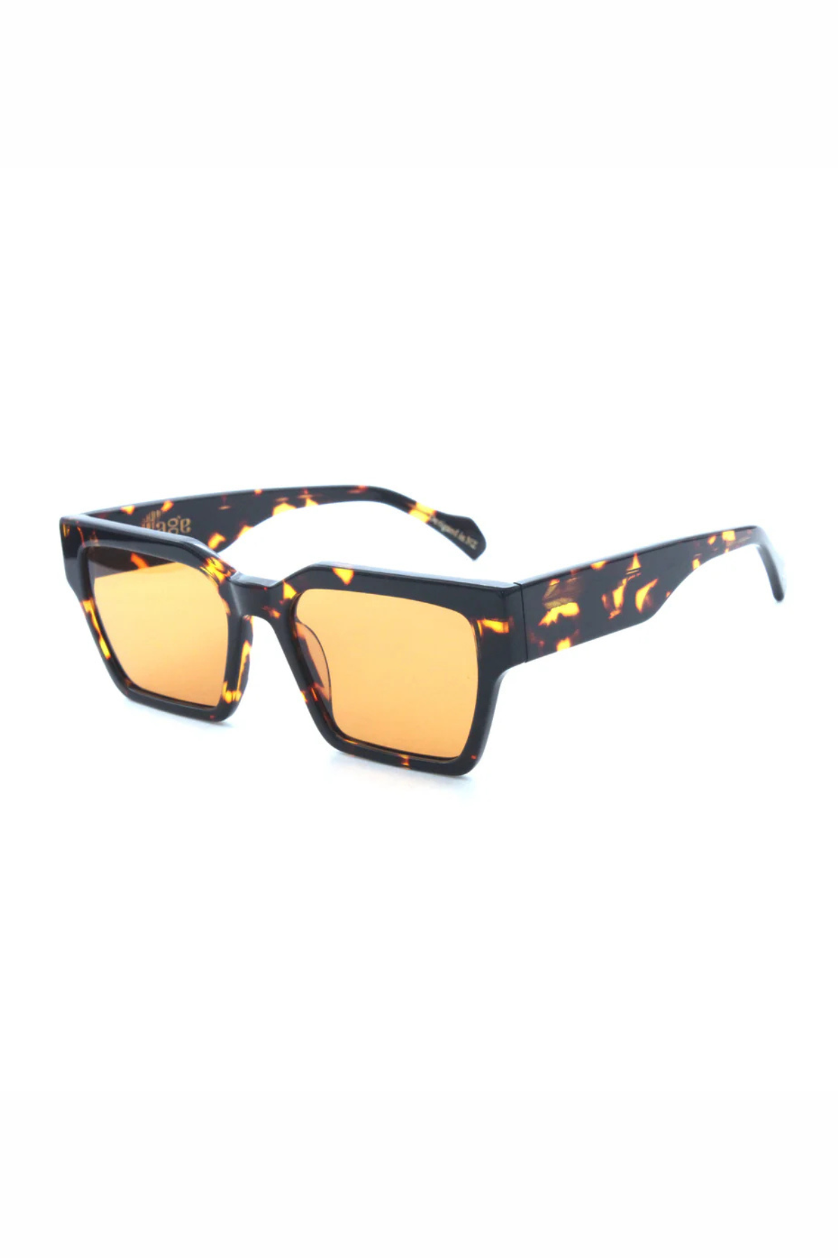 CARNAGE SUNGLASSES BROWN TORT ORANGE LENS