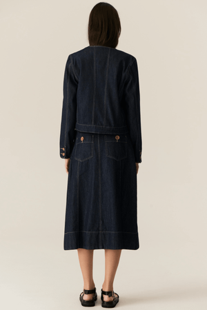 CARSEN JACKET DARK WASH