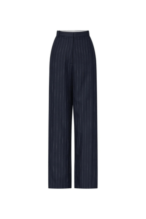 CLEMENCE PANT NAVY PINSTRIPE