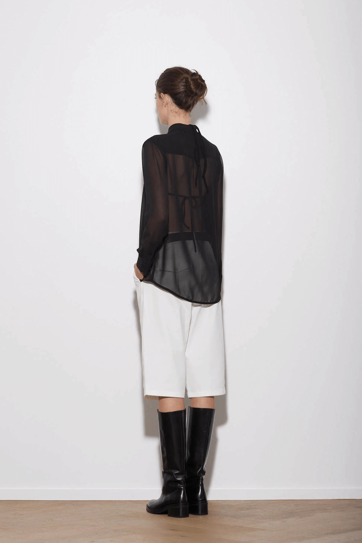 SOFT BRUSHED COTTON SHORTS WHITE