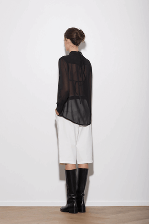 SOFT BRUSHED COTTON SHORTS WHITE