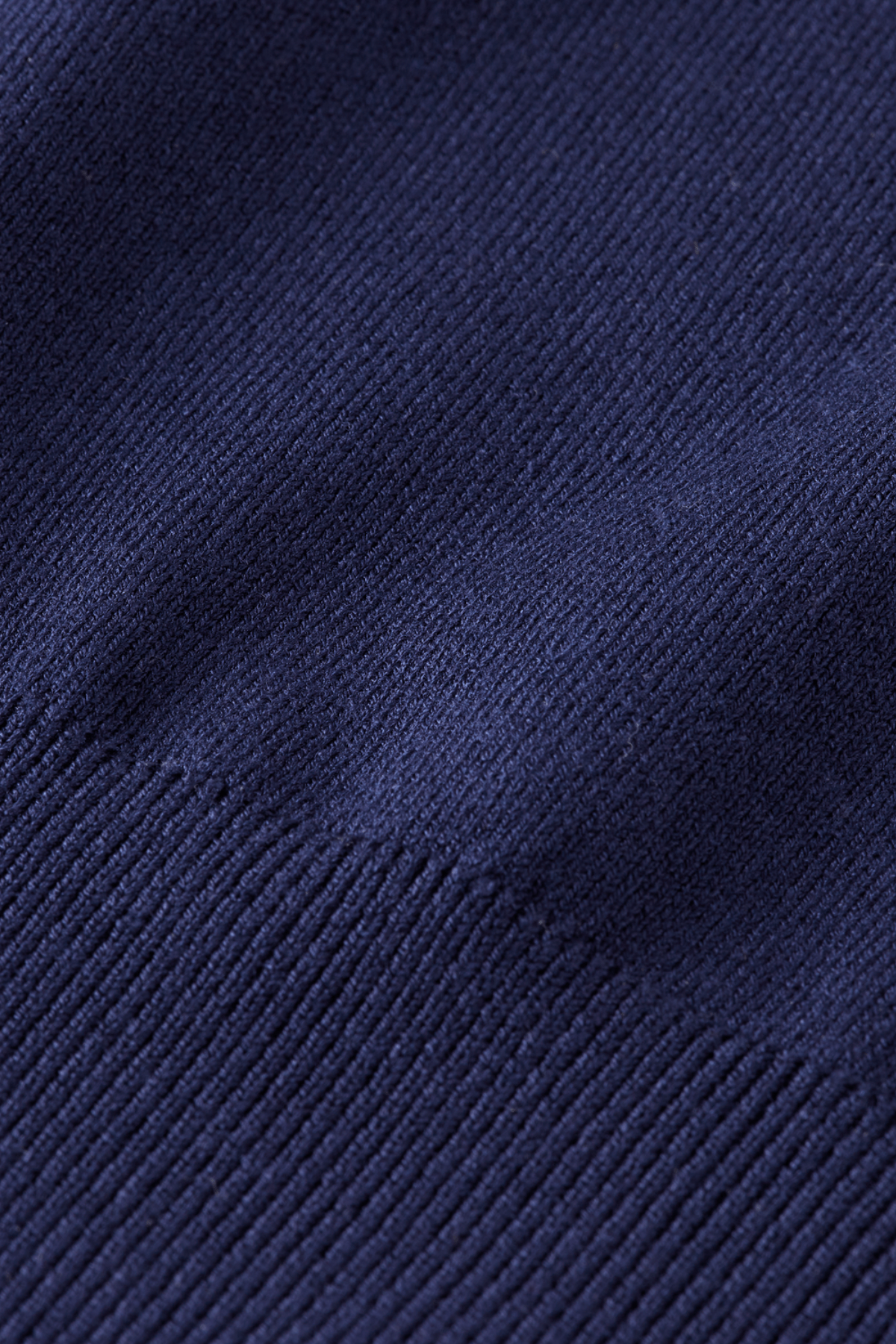 CREW NECK RELAXED KNITTED TANK NAVY