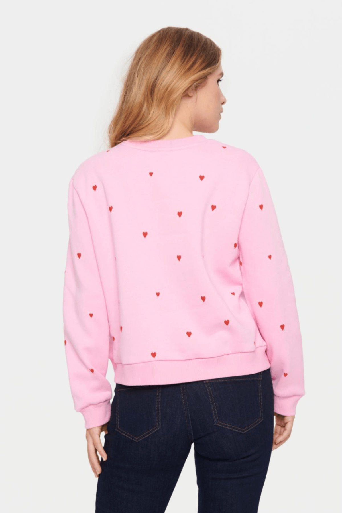 DAGNA SWEATSHIRT BONBON FLAME HEARTS