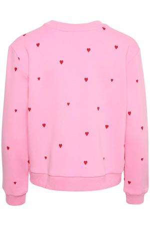 DAGNA SWEATSHIRT BONBON FLAME HEARTS
