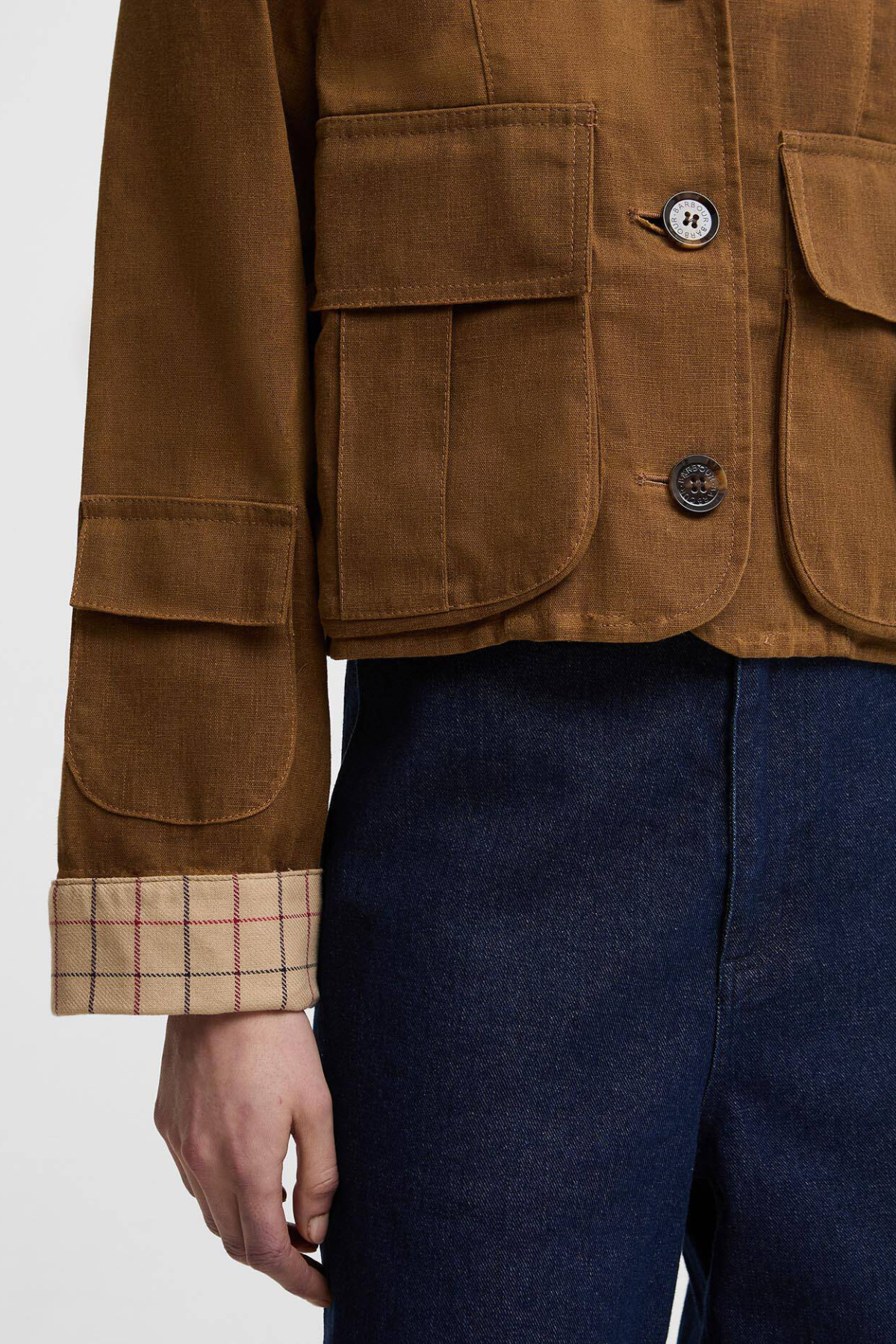 DALBURY CASUAL JACKET TAN/BEIGE TATTERSALL
