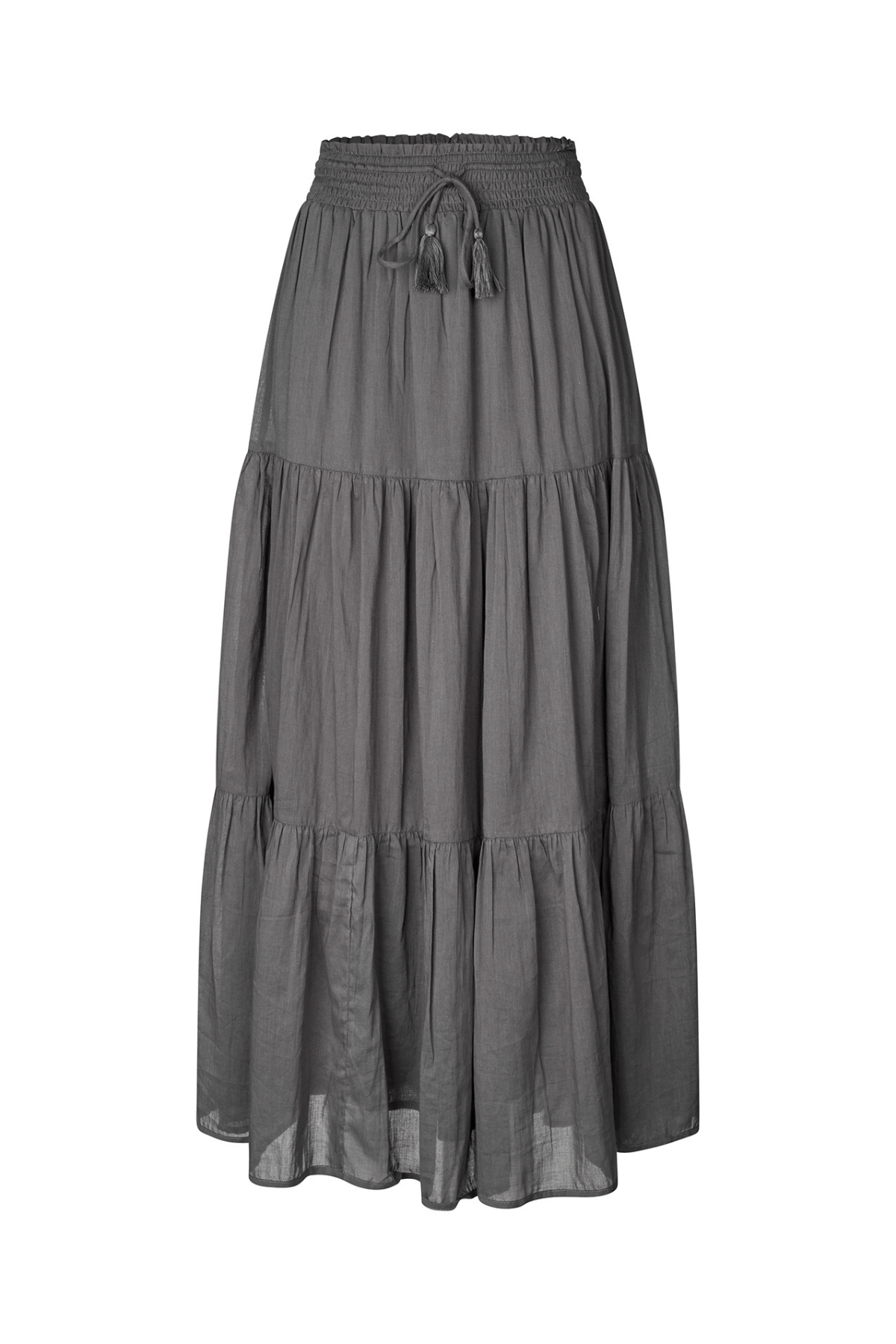 DIAMOND MAXI SKIRT WASHED BLACK