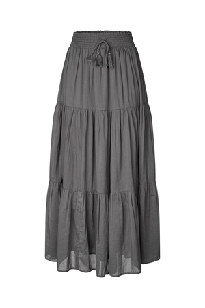 DIAMOND MAXI SKIRT WASHED BLACK