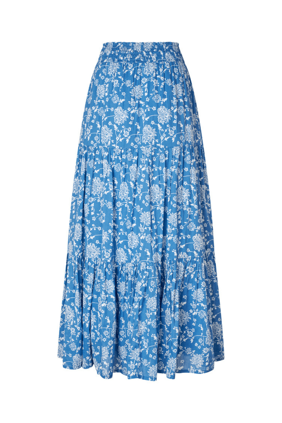 DIAMOND MAXI SKIRT BLUE