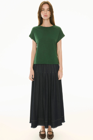 DOYLE DENIM SKIRT INDIGO