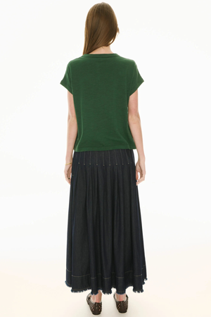 DOYLE DENIM SKIRT INDIGO