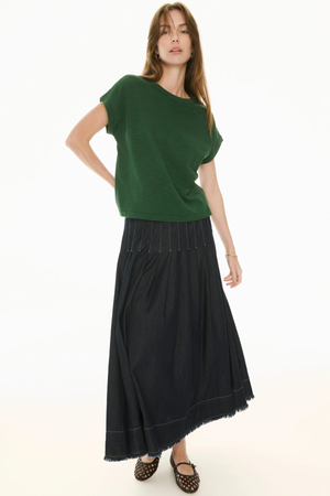 DOYLE DENIM SKIRT INDIGO