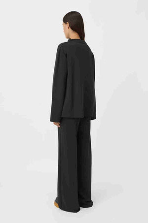 ELANORA LONG SLEEVE LOUNGE TOP BLACK
