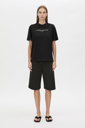 GHIBERTI LOGO TEE BLACK