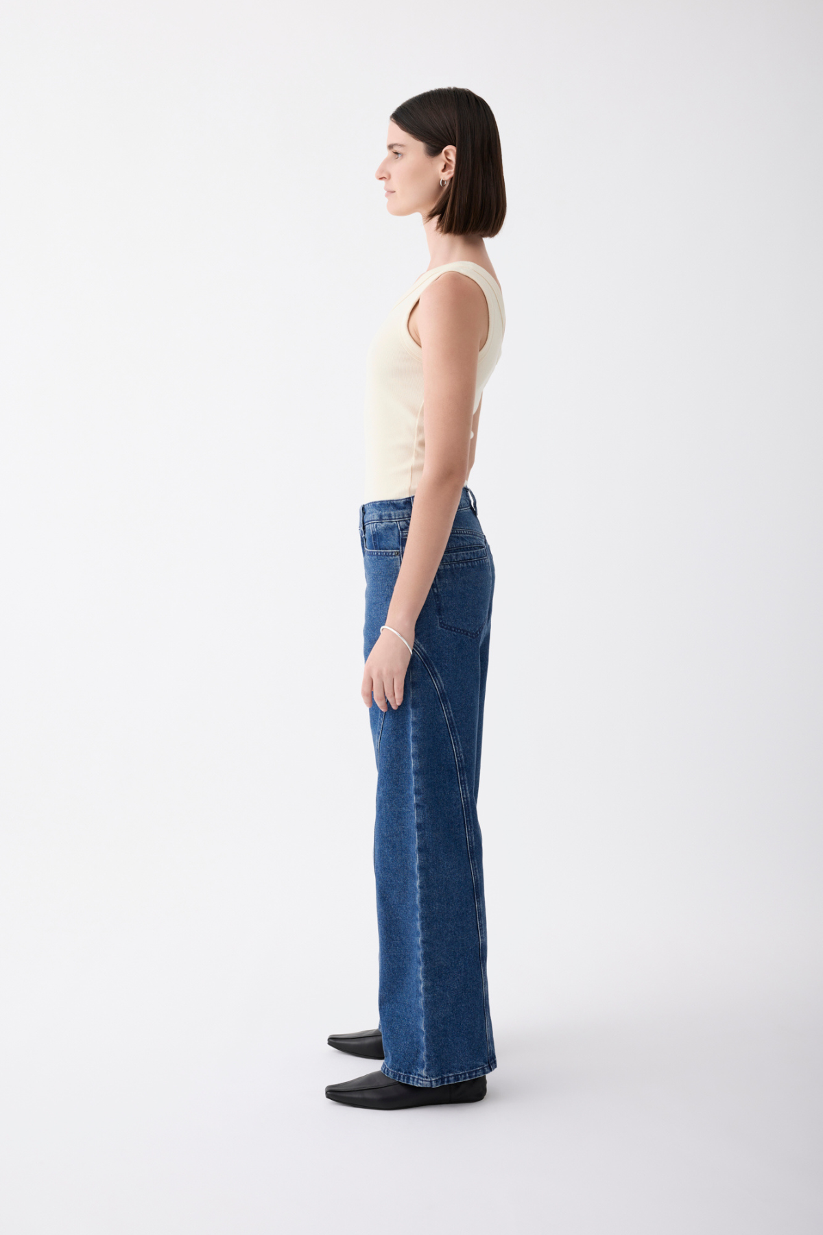 GISELLE MID WIDE JEAN DUSK