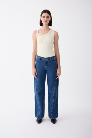 GISELLE MID WIDE JEAN DUSK