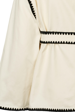 GLORIANA KIMONO OFF WHITE