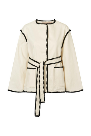 GLORIANA KIMONO OFF WHITE