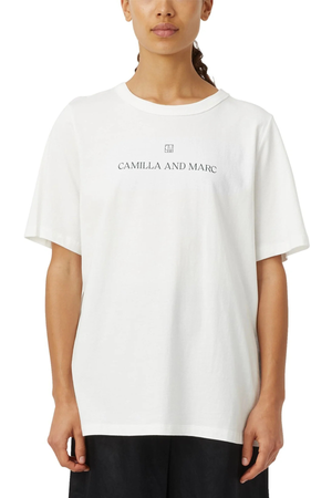 GRAYSON TEE SOFT WHITE/BLACK