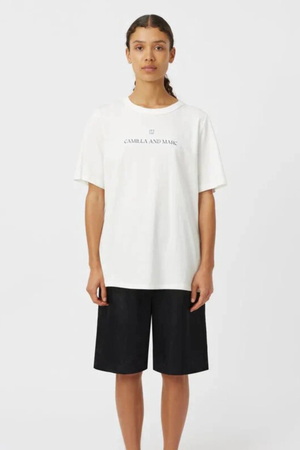 GRAYSON TEE SOFT WHITE/BLACK