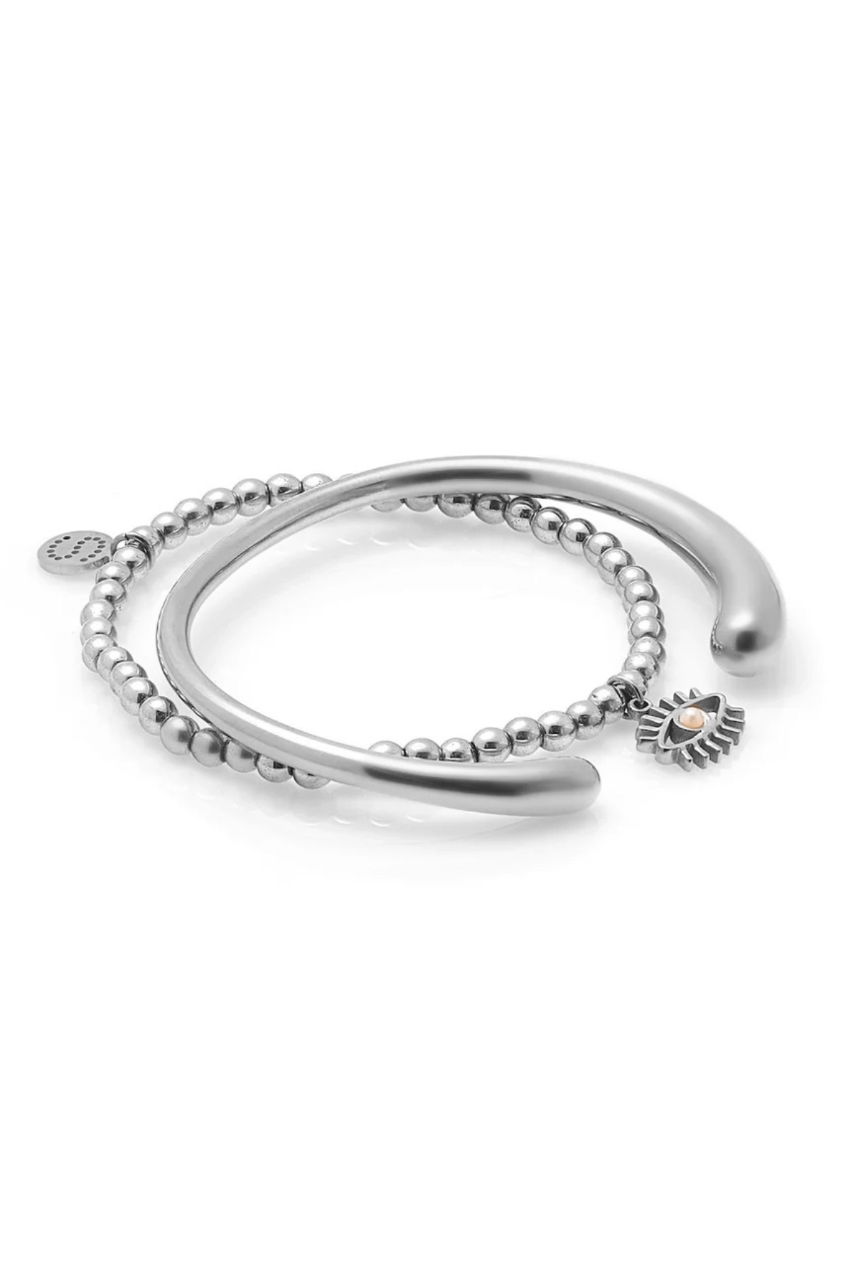 GUARDIAN BRACELET PEARL/SILVER